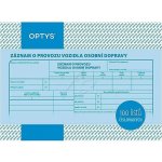 Optys 1177 Záznam o provozu osobního vozidla A5 nepropisovací 100 listů – Hledejceny.cz