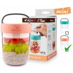 Lékué Jar To Go svačinový box 400 ml | tyrkysový – Zboží Dáma