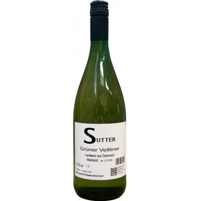 Weingut Sutter Grüner Veltliner Suché bílé 2025 12,5% 0,75 l (holá láhev) – Hledejceny.cz