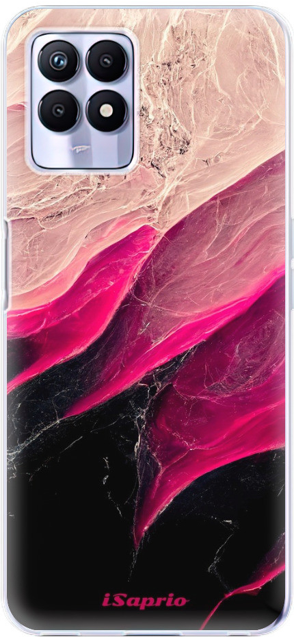 Pouzdro iSaprio - Black and Pink - Realme 8i