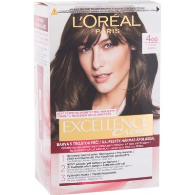 L'Oréal Excellence Creme 4 Natural Dark Brown – Zboží Mobilmania