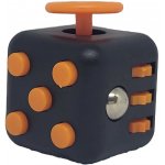 Fidget Cube antistresová kostka černo oranžová – Zboží Dáma