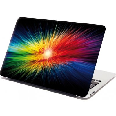 Sablio Samolepka na notebook Barevná exploze - 38x26 cm – Zboží Mobilmania