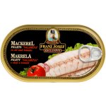 Kaiser Franz Josef Exclusive Makrela filety "Salamina" v oleji a tomatě 170 g – Hledejceny.cz