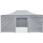 TENTino OPLÁŠTĚNÍ NA 4x6 m / 8 noh STEEL HEXAGON 5A ŠEDÁ – Zboží Mobilmania