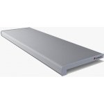Vnitřní parapet dřevotřískový 580x40 mm, Stříbrný