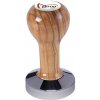 Tamper a příslušenství Buna Café Tamper oliva, lak, SP, nerez lesk, konvexní 58 mm