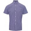 Pánská Košile Premier Workwear pánská bavlněná košile s krátkým rukávem PR221 navy