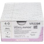 Coated Vicryl Rapide nebarvený 4/0 75 cm SH-1 plus, 12 ks – Zboží Mobilmania