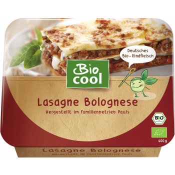 BioCool Bio boloňské lasagne mražené 400 g