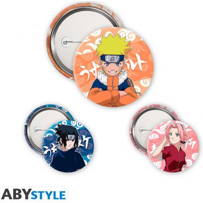 ABYstyle Naruto Naruto, Sasuke & Sakura 3 ks – Zboží Dáma