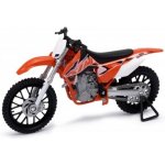 Welly Motocykl KTM 450SX F model oranžová 1:18 – Zboží Mobilmania