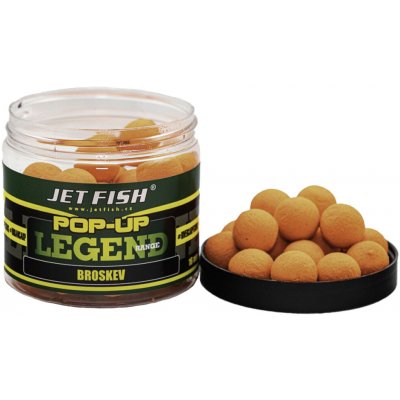 Jet Fish Pop-Up Fluo Boilies Legend Range 40 g 12 mm Broskev – Hledejceny.cz