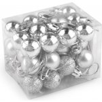 Prima-obchod Vánoční baňky Ø20 mm barva 2 stříbrná – Zboží Dáma