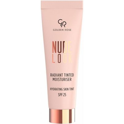 Golden Rose NUDE LOOK radiant tinted moisturiser tonovací rozjasňující pleťový krém 01 fair tint 32 ml – Sleviste.cz