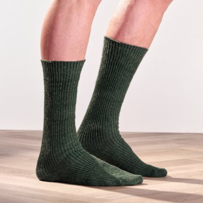 Blancheporte Sada 2 párů extra hřejivých ponožek khaki
