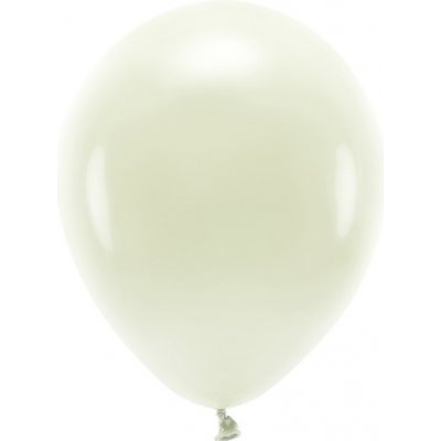 PartyDeco Balónky Eco 26cm pastelové krémové 1 bal – Zboží Dáma