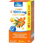 Vitar Vitamin C 1000 mg+rakytník 120 tablet – Hledejceny.cz