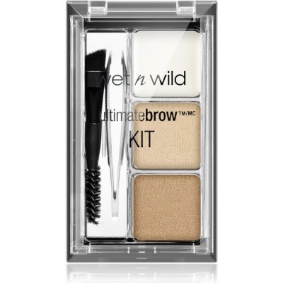 Wet n Wild Ultimate Brow set a paletka na obočí Soft Brown 2,5 g – Zboží Mobilmania