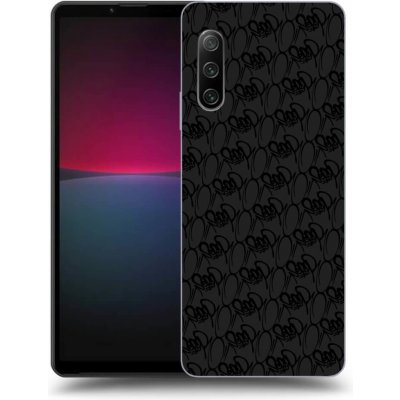 Pouzdro Picasee silikonové Sony Xperia 10 IV 5G - Separ - Black On Black 2 černé