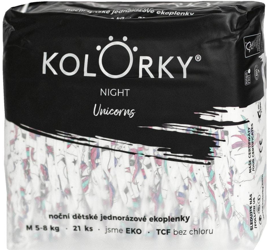 KOLORKY NIGHT M 5-8 kg noční 21 ks