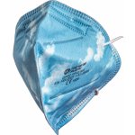 General Public Protection Designové respirátory GPP2 FFP2 NR CE mraky 10 ks – Sleviste.cz