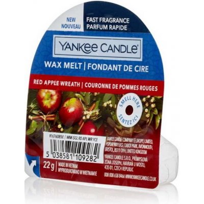 Yankee Candle Red Apple Wreath vosk do aromalampy unisex 22 g – Zbozi.Blesk.cz