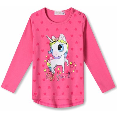 Kugo dívčí tričko sytě růžová – Zboží Dáma