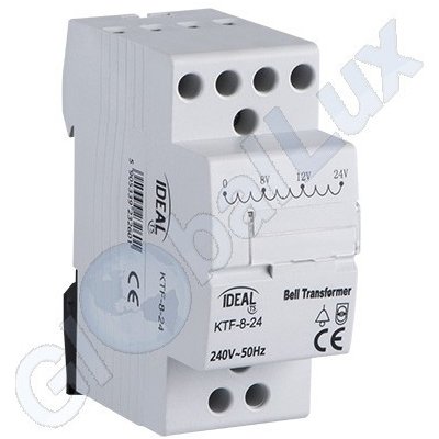 Zvonkový transformátor 220-240V/8,12,24VAC Kanlux KTF-8-24 23260 – HobbyKompas.cz