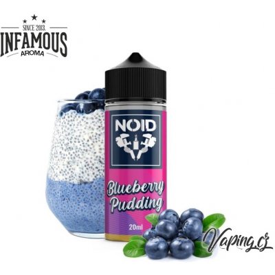 Infamous NOID mixtures - Blueberry Pudding 20 ml – Zbozi.Blesk.cz
