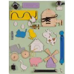 Kik KX4629 Dřevěná oboustranná manipulační tabule Farma – Hledejceny.cz