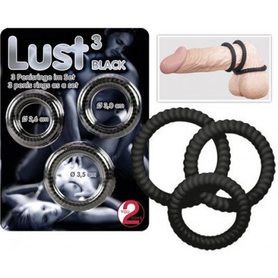 You2Toys Lust 3 Penis rings – Zbozi.Blesk.cz