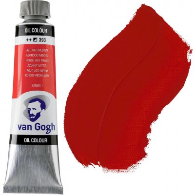 Van Gogh Olejová barva 40 ml Azo Red Medium – Hledejceny.cz