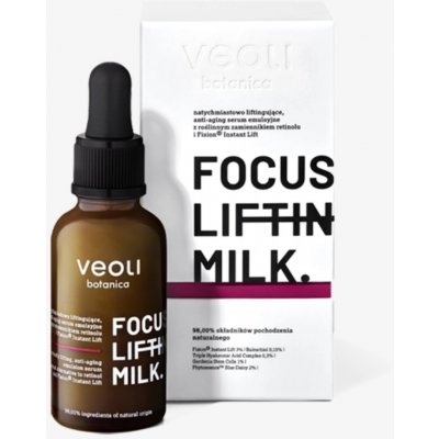 VEOLI BOTANICA Focus Lifting Milk - Liftingové pleťové mléko - 30 ml – Hledejceny.cz