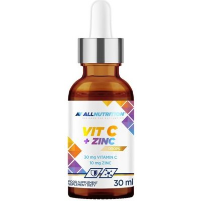 ALLNUTRITION Vitamin C + Zinek kapky 30 ml – Hledejceny.cz