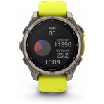 Garmin Fenix 8 47mm Sapphire Solar Titanium Bright Yellow/Graphite 010-02906-21 – Zboží Živě