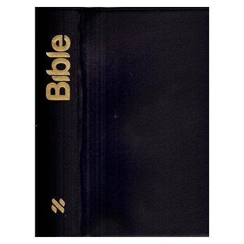 Bible 21 kůže Vazba v kůži se zlatou ořízkou, dvoubarevný tisk