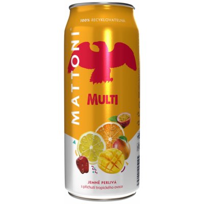 Mattoni multi jemně perlivá plech 24 x 0,5 l – Hledejceny.cz