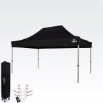 BRIMO Zahradní párty stan 3x4,5 m bez stěn Černá S. Alu – Zboží Dáma