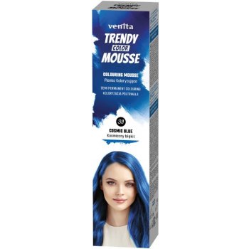 Venita trendy barevné pěnové tužidlo na vlasy 39 kosmická modrá