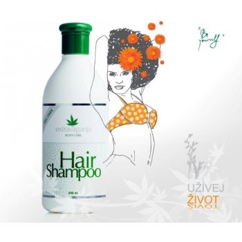 Extravaganja konopný vlasový šampon 400 ml