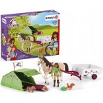 Schleich 42533 Sarah s koníkem a zvířátky kempují – Hledejceny.cz