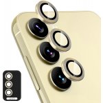 ENKAY ALU Sklo pro fotoaparát Samsung Galaxy S24 FE 5G GOLDEN 89765 – Zboží Živě