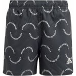 adidas Plavecké šortky Sportswear Wave Print CLX Kids bílá|černá – Zboží Dáma adidas Plavecké šortky Sportswear Wave Print CLX Kids bílá|černá – Zboží Dáma