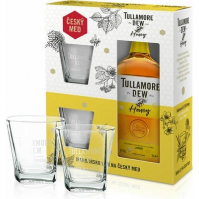 Tullamore Dew Honey 35% 0,7 l (dárkové balení 1 sklenice) – Hledejceny.cz