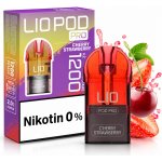 Lio Pod Pro Cherry Strawberry 0 mg 1200 potáhnutí – Hledejceny.cz