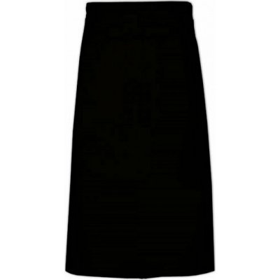 Link Kitchen Wear Kuchařská zástěra ke kolenům 70 x 140 cm Černá, 70 x 140 cm X70140 – Hledejceny.cz