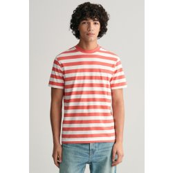 Gant tričko STRIPE SS T-SHIRT růžová