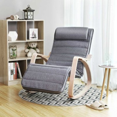 SongmicsHome Houpací křeslo SWING šedá LYY11G – Zbozi.Blesk.cz