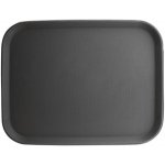 Kristallon protiskluzový tác plastový černý 356x458mm – Sleviste.cz